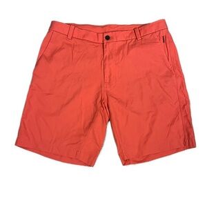 Lululemon Mens Commission 9in Performance Wear Coral Shorts- Size 36